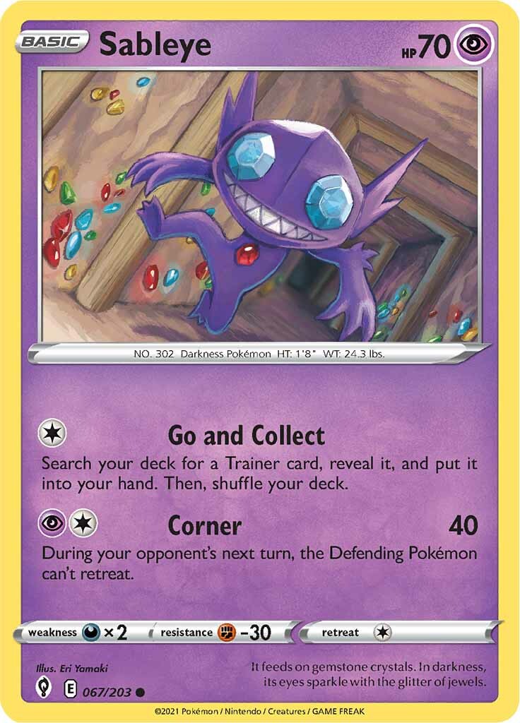 Sableye (067/203) [Sword & Shield: Evolving Skies] | Nerdhalla Games