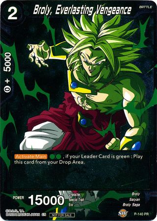 Broly, Everlasting Vengeance (P-140) [Promotion Cards] | Nerdhalla Games