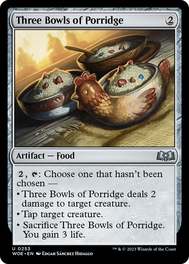 Three Bowls of Porridge [Wilds of Eldraine] | Nerdhalla Games