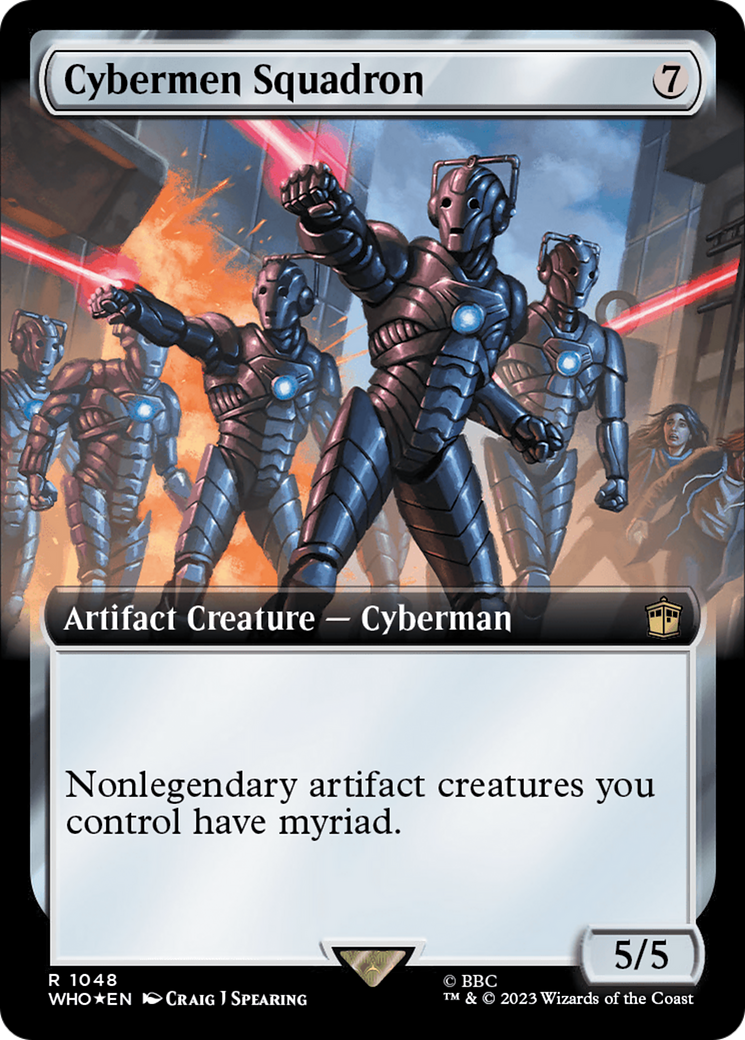 Cybermen Squadron (Extended Art) (Surge Foil) [Doctor Who] | Nerdhalla Games