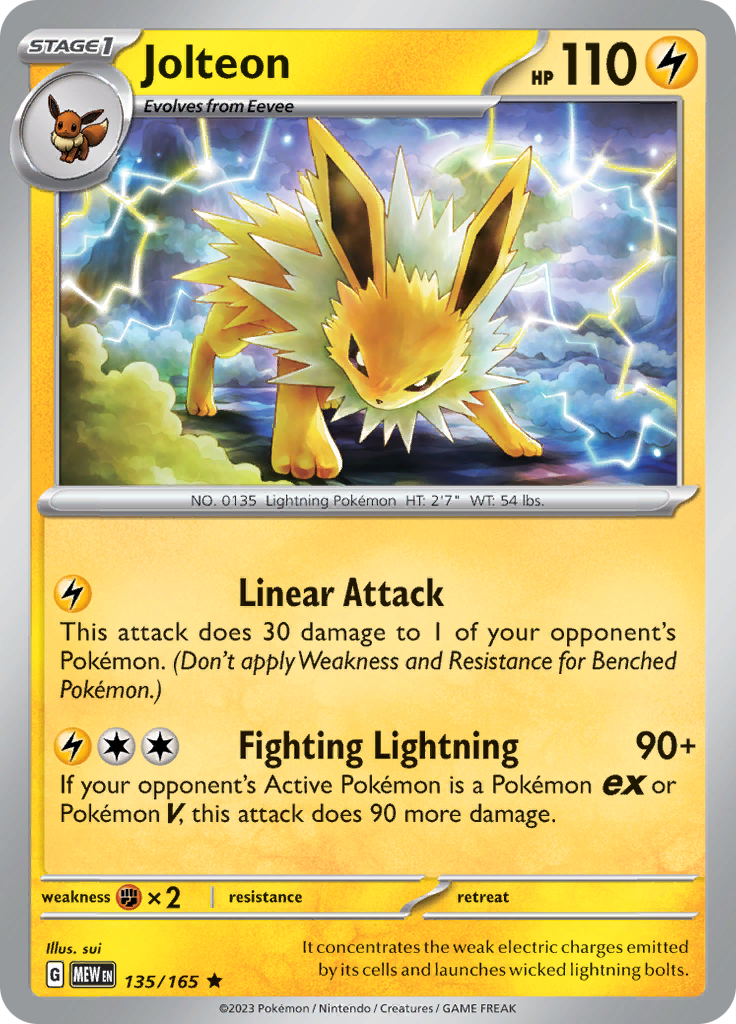 Jolteon (135/165) [Scarlet & Violet 151] | Nerdhalla Games