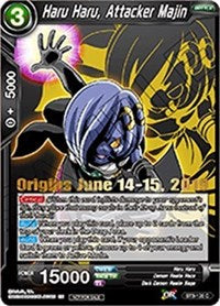 Haru Haru, Attacker Majin (Origins 2019) (BT3-120_PR) [Tournament Promotion Cards] | Nerdhalla Games