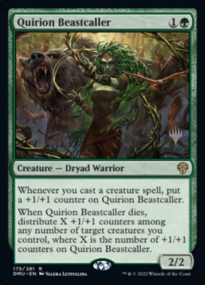 Quirion Beastcaller (Promo Pack) [Dominaria United Promos] | Nerdhalla Games