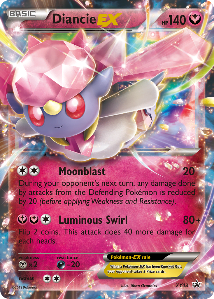 Diancie EX (XY43) [XY: Black Star Promos] | Nerdhalla Games