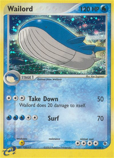 Wailord (14/109) [EX: Ruby & Sapphire] | Nerdhalla Games