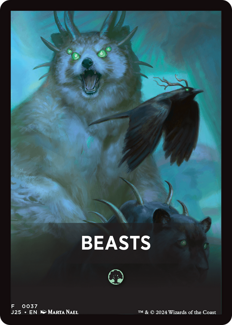 Beasts Theme Card [Foundations Jumpstart Front Cards] | Nerdhalla Games