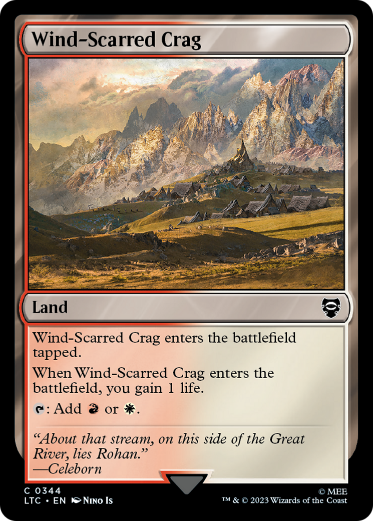 Wind-Scarred Crag [The Lord of the Rings: Tales of Middle-Earth Commander] | Nerdhalla Games