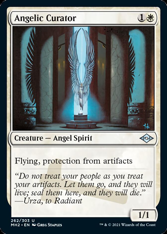 Angelic Curator (Foil Etched) [Modern Horizons 2] | Nerdhalla Games