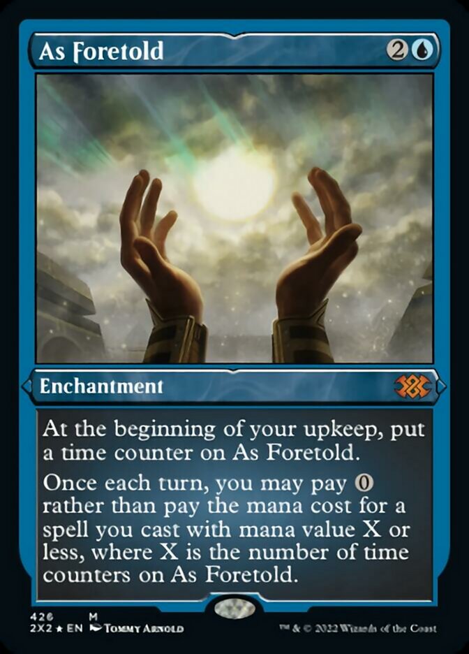 As Foretold (Foil Etched) [Double Masters 2022] | Nerdhalla Games