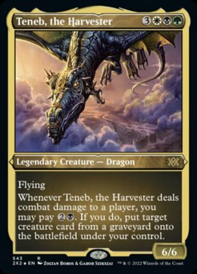 Teneb, the Harvester (Foil Etched) [Double Masters 2022] | Nerdhalla Games