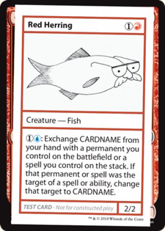 Red Herring (2021 Edition) [Mystery Booster Playtest Cards] | Nerdhalla Games