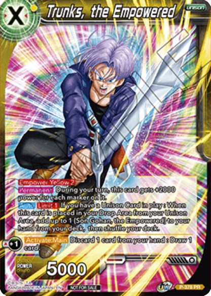 Trunks, the Empowered (P-378) [Promotion Cards] | Nerdhalla Games