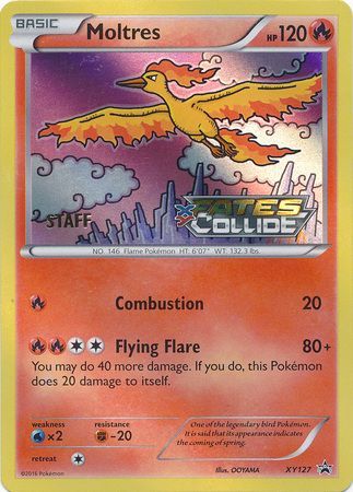 Moltres (XY127) (Staff) [XY: Black Star Promos] | Nerdhalla Games