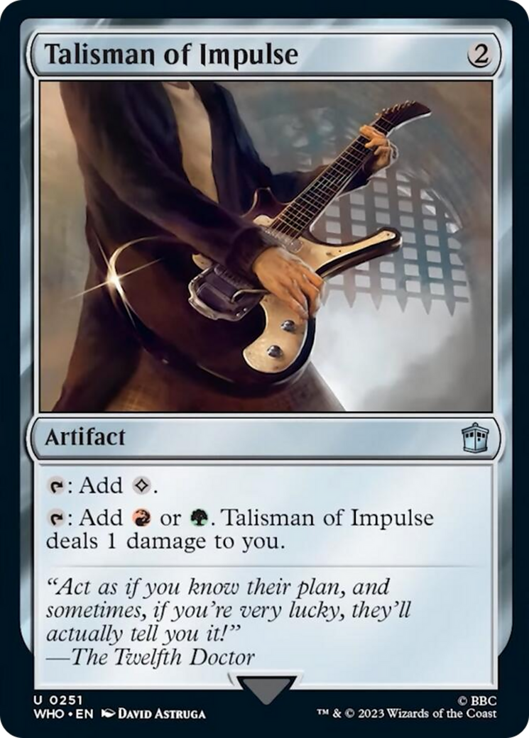 Talisman of Impulse [Doctor Who] | Nerdhalla Games