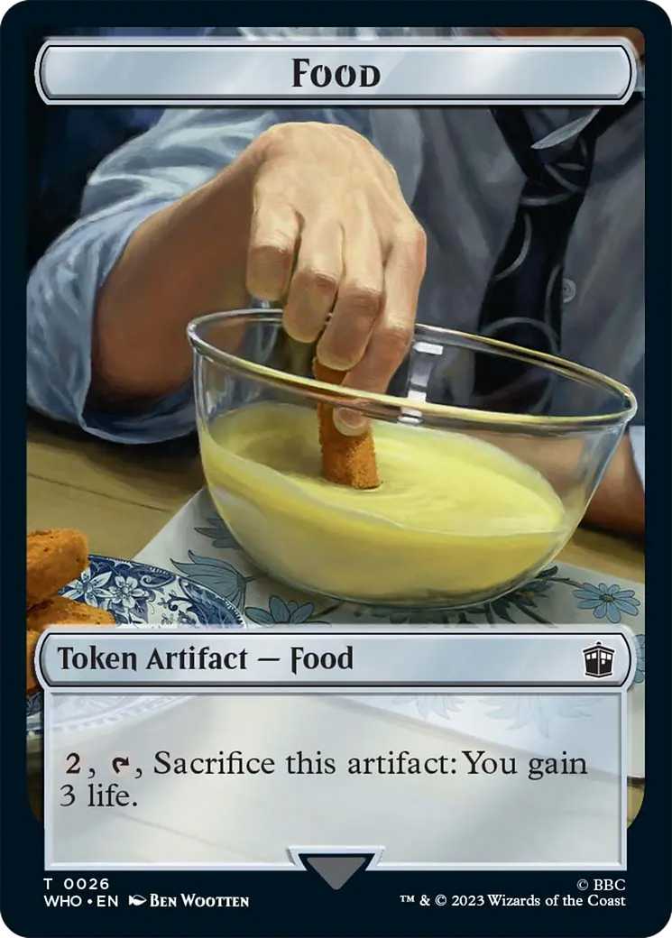 Food Token [Doctor Who Tokens] | Nerdhalla Games