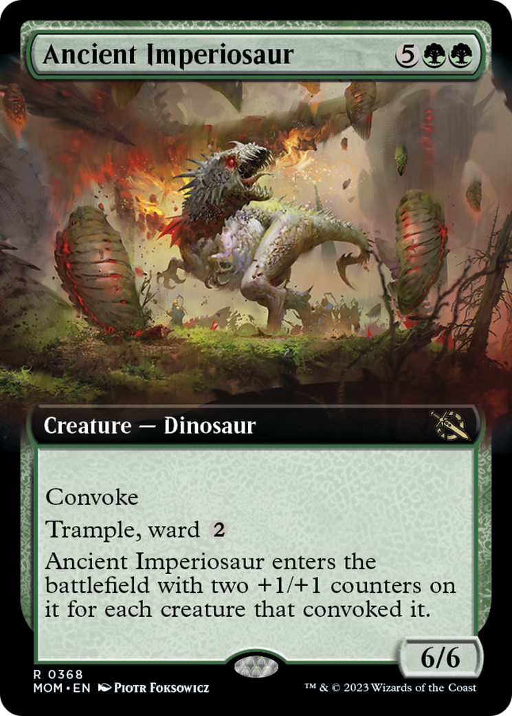 Ancient Imperiosaur (Extended Art) [March of the Machine] | Nerdhalla Games