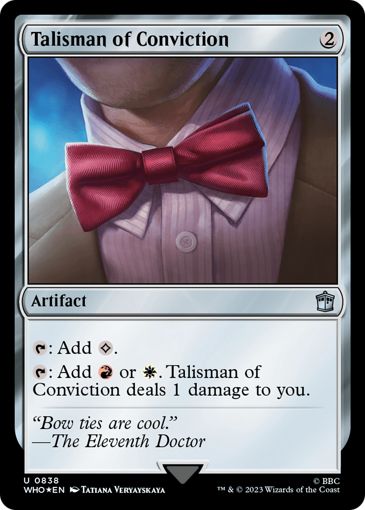 Talisman of Conviction (Surge Foil) [Doctor Who] | Nerdhalla Games