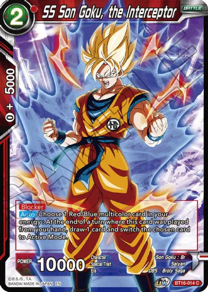 SS Son Goku, the Interceptor (BT16-014) [Realm of the Gods] | Nerdhalla Games