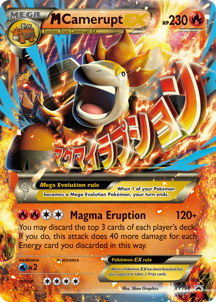 M Camerupt EX (XY198) [XY: Black Star Promos] | Nerdhalla Games