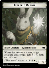 Bat // Intrepid Rabbit Double-Sided Token [Bloomburrow Tokens] | Nerdhalla Games