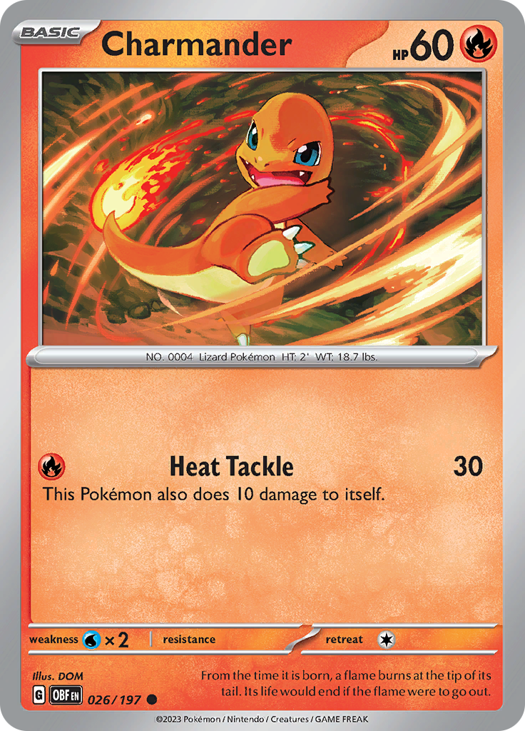 Charmander (026/197) [Scarlet & Violet: Obsidian Flames] | Nerdhalla Games