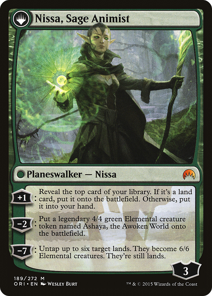 Nissa, Vastwood Seer // Nissa, Sage Animist [Secret Lair: From Cute to Brute] | Nerdhalla Games