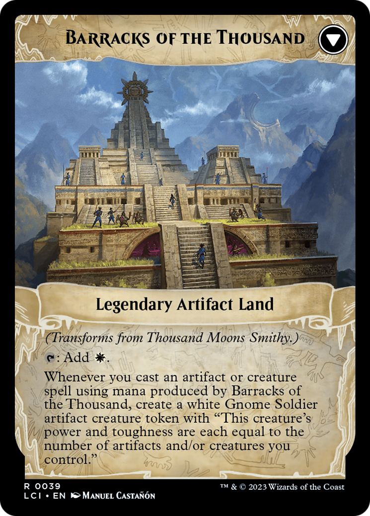 Thousand Moons Smithy // Barracks of the Thousand [The Lost Caverns of Ixalan] | Nerdhalla Games