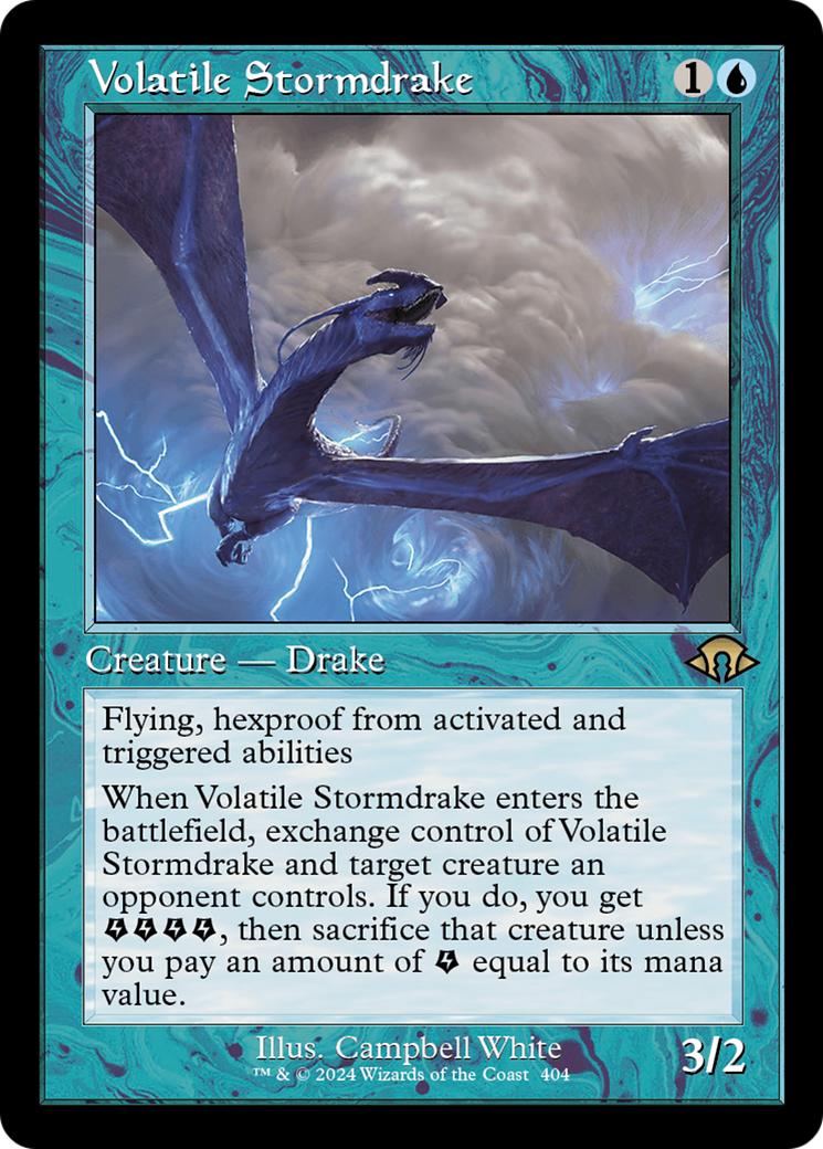 Volatile Stormdrake (Retro) [Modern Horizons 3] | Nerdhalla Games