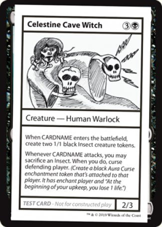 Celestine Cave Witch (2021 Edition) [Mystery Booster Playtest Cards] | Nerdhalla Games