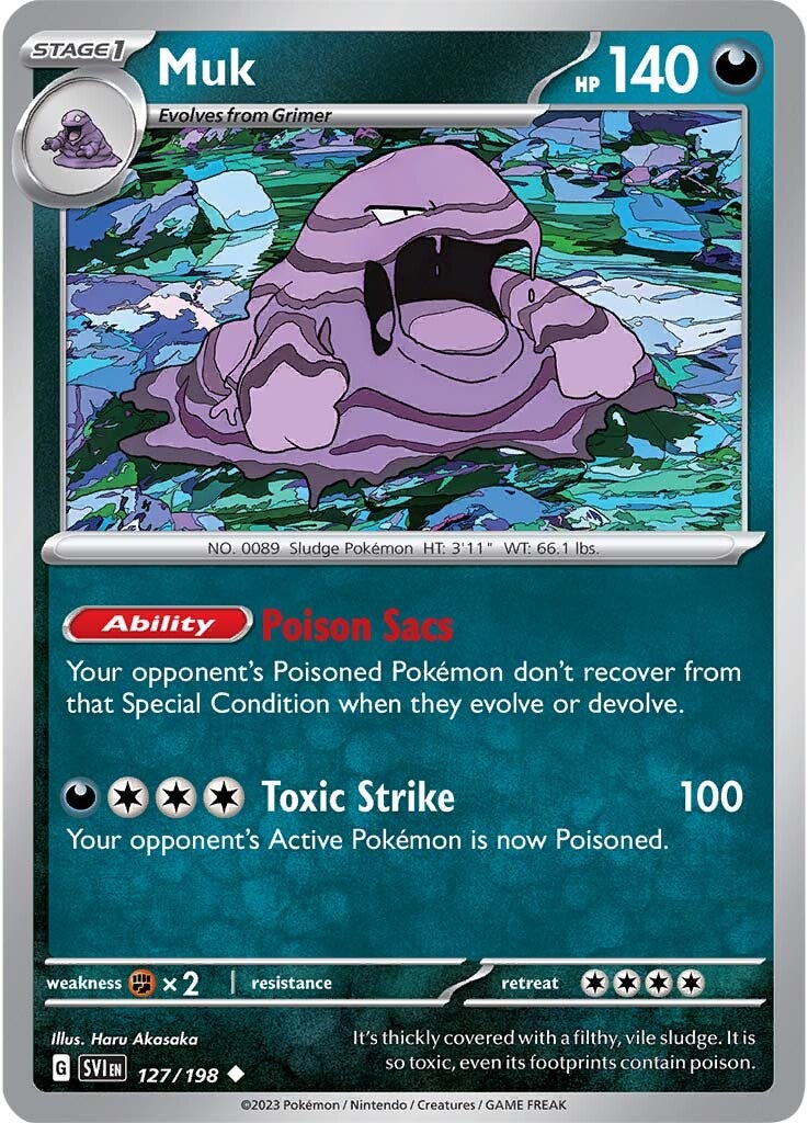 Muk (127/198) [Scarlet & Violet: Base Set] | Nerdhalla Games