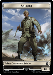 Soldier // Treasure (0028) Double-Sided Token [Doctor Who Tokens] | Nerdhalla Games