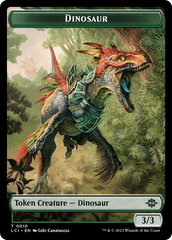 Gnome // Dinosaur (0010) Double-Sided Token [The Lost Caverns of Ixalan Tokens] | Nerdhalla Games