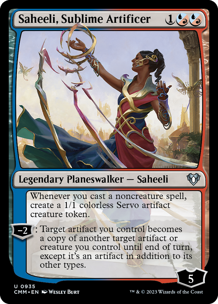 Saheeli, Sublime Artificer [Commander Masters] | Nerdhalla Games