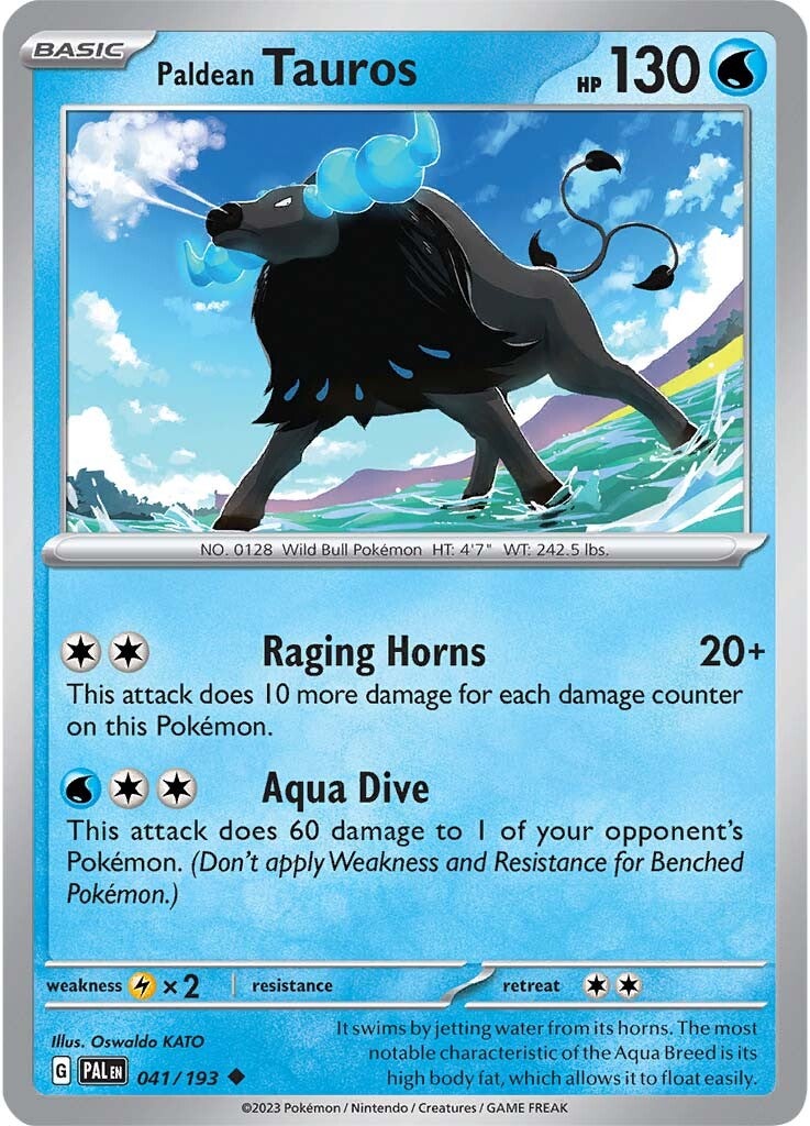 Paldean Tauros (041/193) [Scarlet & Violet: Paldea Evolved] | Nerdhalla Games