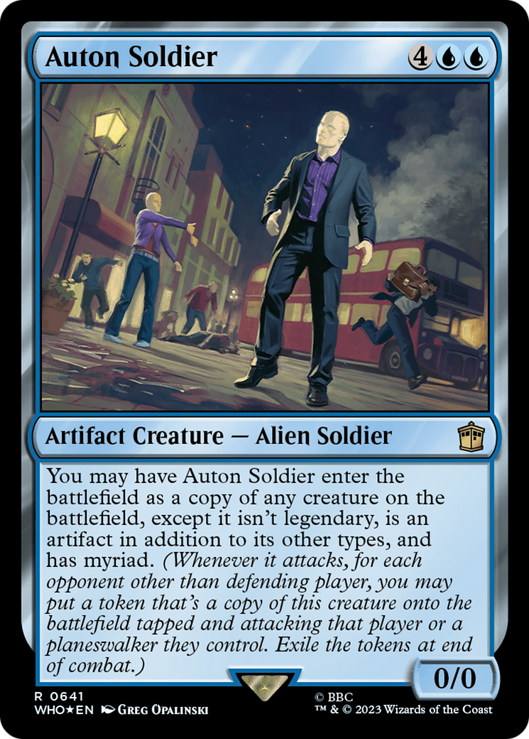 Auton Soldier (Surge Foil) [Doctor Who] | Nerdhalla Games