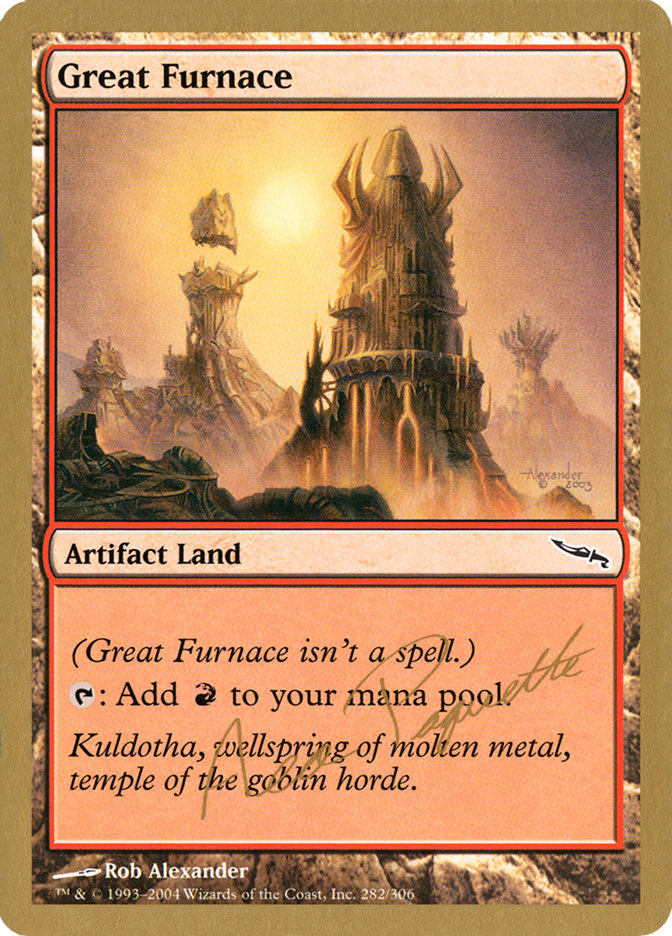 Great Furnace (Aeo Paquette) [World Championship Decks 2004] | Nerdhalla Games