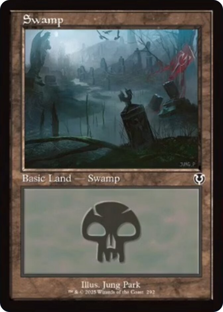 Swamp (292) (Retro Frame) [Innistrad Remastered] | Nerdhalla Games