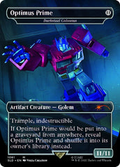 Darksteel Colossus - Optimus Prime (Borderless) [Secret Lair Drop Series] | Nerdhalla Games