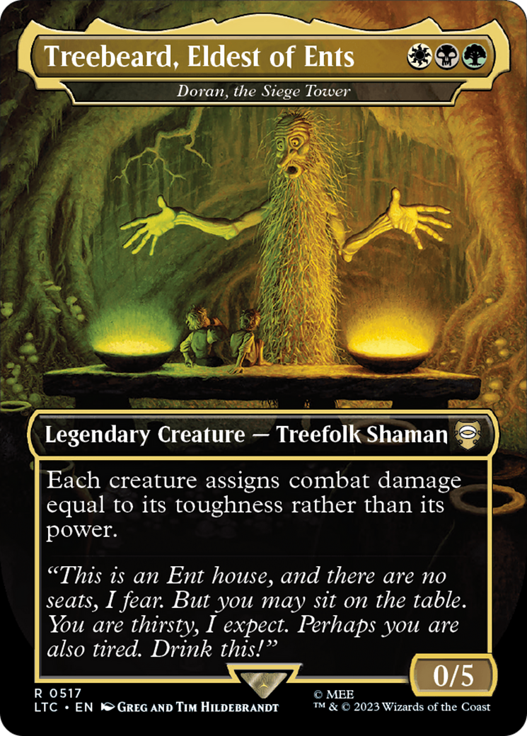 Treebeard, Eldest of Ents - Doran, the Siege Tower (Borderless) [The Lord of the Rings: Tales of Middle-Earth Commander] | Nerdhalla Games