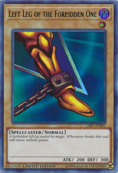 Left Leg of the Forbidden One [LART-EN003] Ultra Rare | Nerdhalla Games