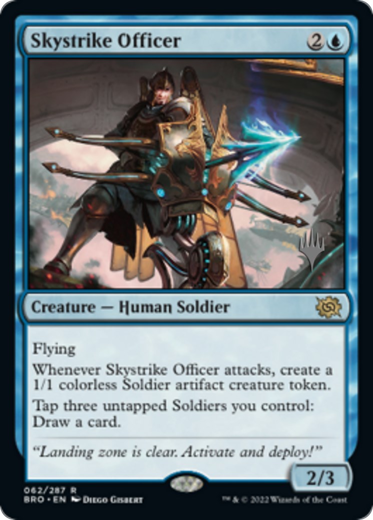 Skystrike Officer (Promo Pack) [The Brothers' War Promos] | Nerdhalla Games