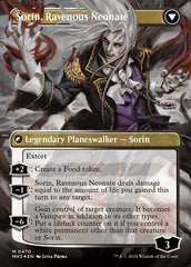 Sorin of House Markov // Sorin, Ravenous Neonate (Borderless) (Textured Foil) [Modern Horizons 3] | Nerdhalla Games