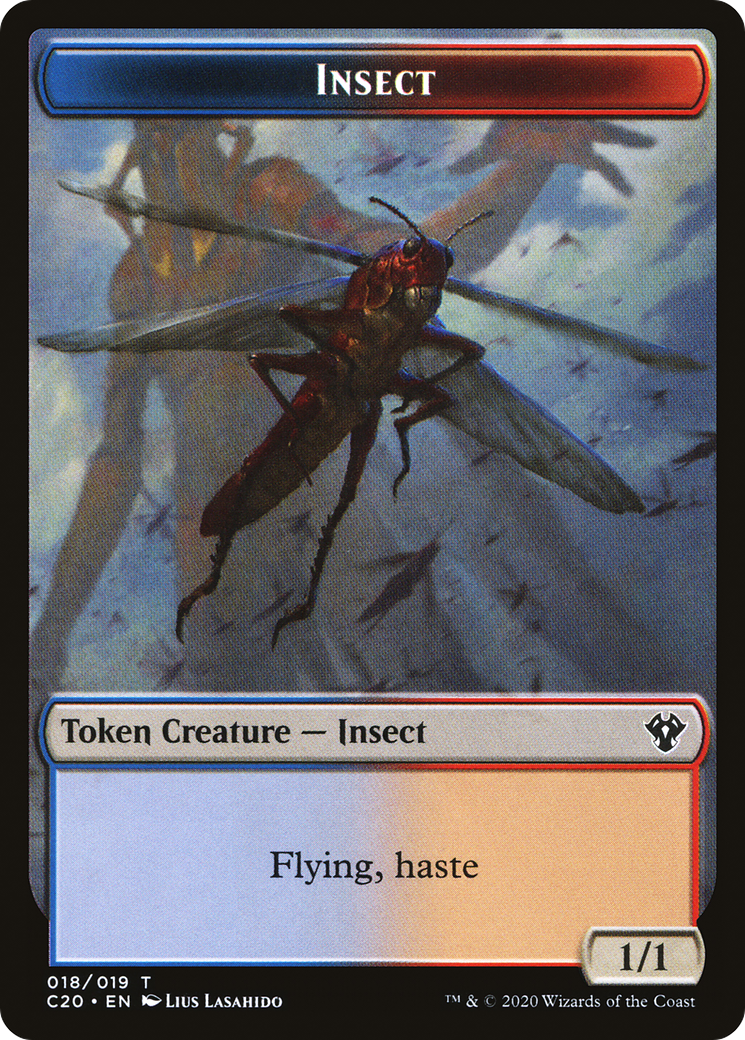 Treasure // Insect Double-Sided Token [Secret Lair: Heads I Win, Tails You Lose Tokens] | Nerdhalla Games