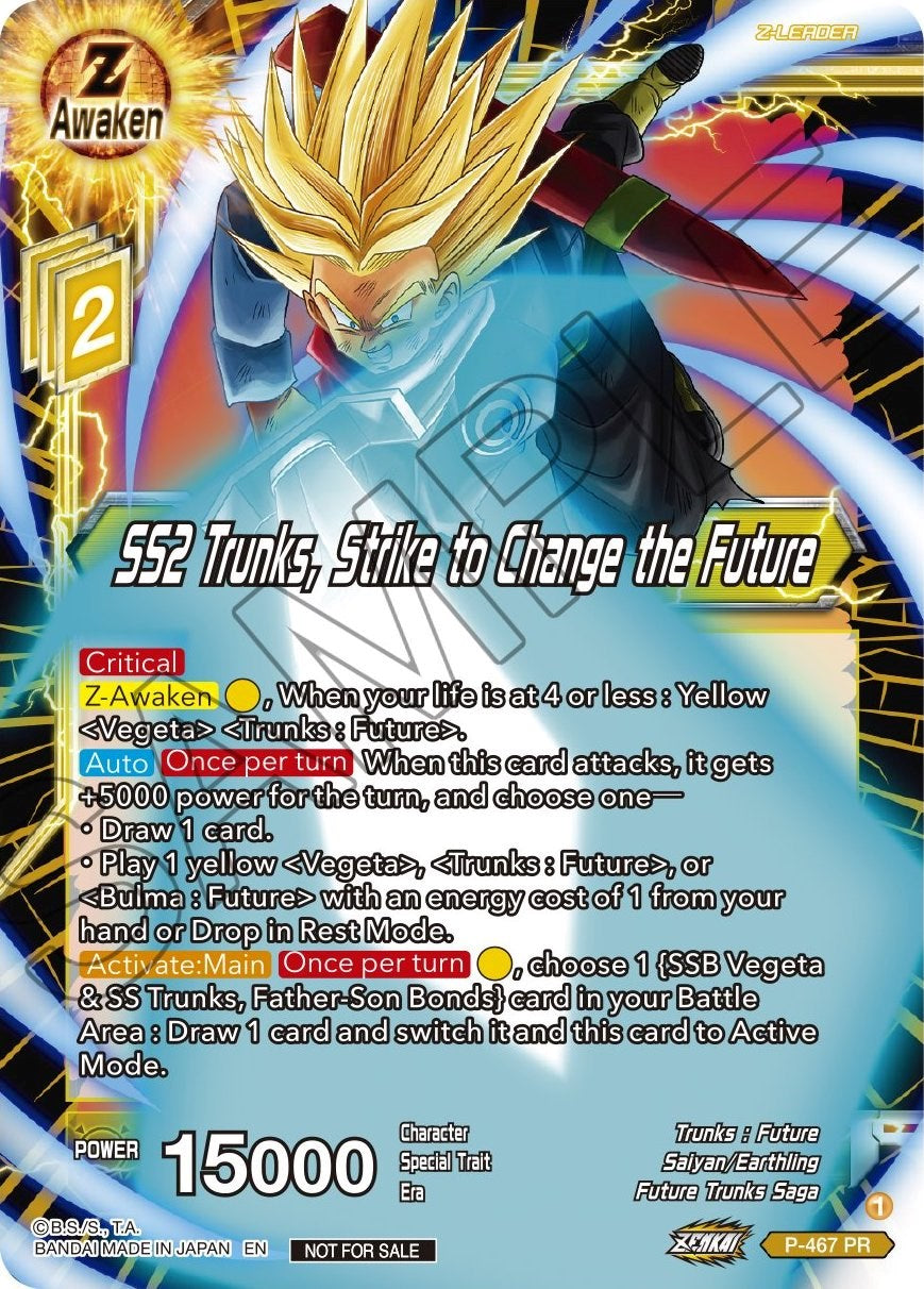 SS2 Trunks, Strike to Change the Future (Z03 Dash Pack) (P-467) [Promotion Cards] | Nerdhalla Games