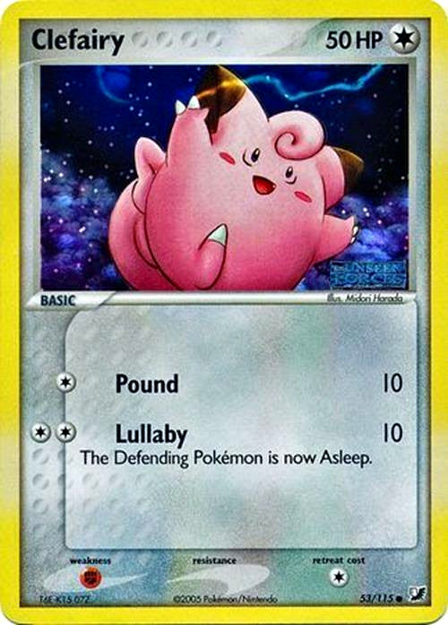 Clefairy (53/115) (Stamped) [EX: Unseen Forces] | Nerdhalla Games