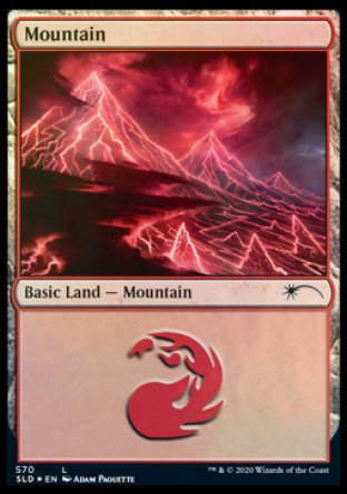 Mountain (Lightning) (570) [Secret Lair Drop Promos] | Nerdhalla Games