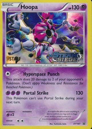 Hoopa (XY147) (Staff) [XY: Black Star Promos] | Nerdhalla Games