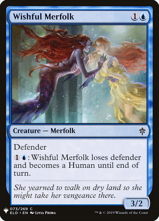 Wishful Merfolk [Mystery Booster] | Nerdhalla Games