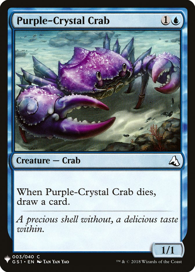 Purple-Crystal Crab [Mystery Booster] | Nerdhalla Games