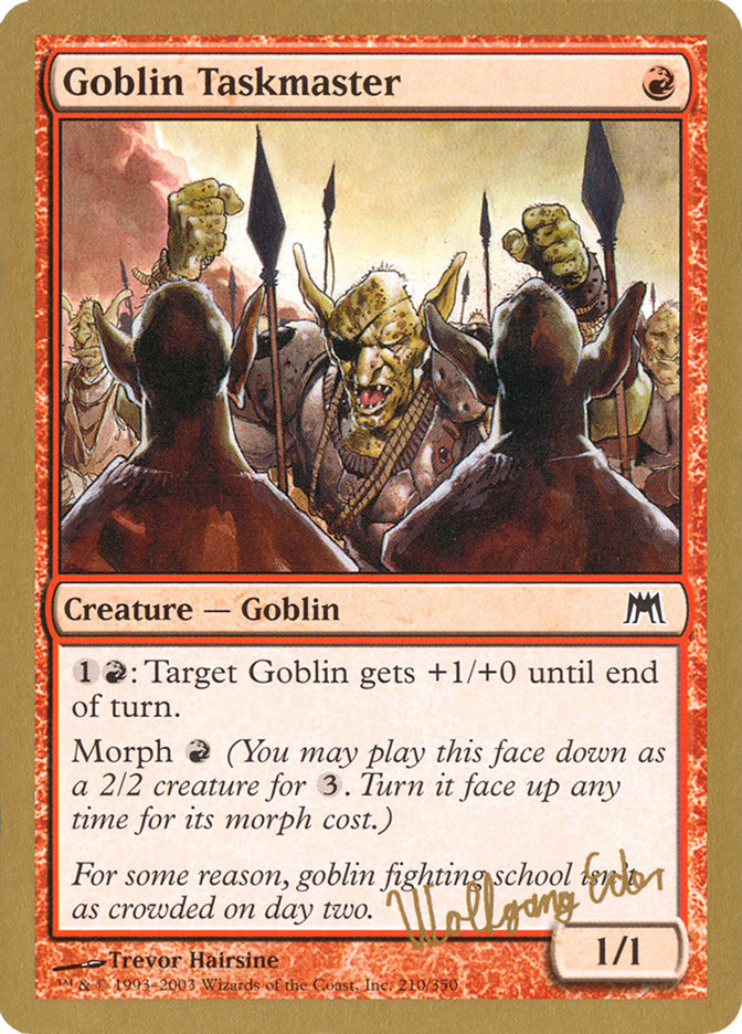 Goblin Taskmaster (Wolfgang Eder) [World Championship Decks 2003] | Nerdhalla Games